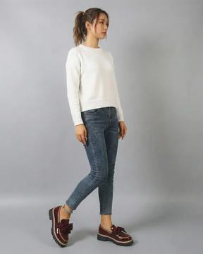 Valerie Bow Plateau-Loafer