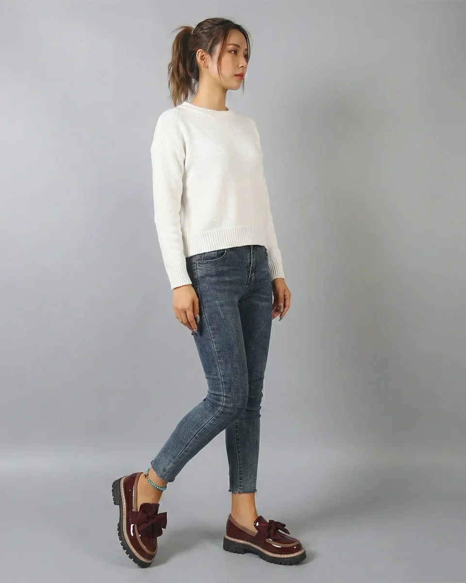 Valerie Bow Plateau-Loafer