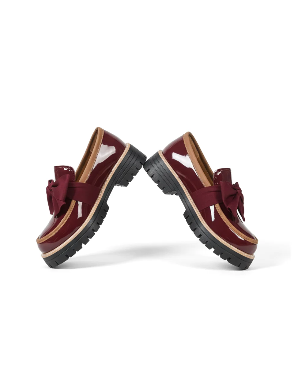 Valerie Bow Plateau-Loafer