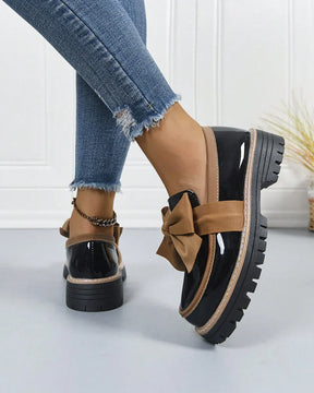 Valerie Bow Plateau-Loafer