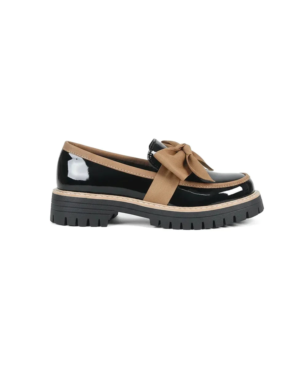 Valerie Bow Plateau-Loafer