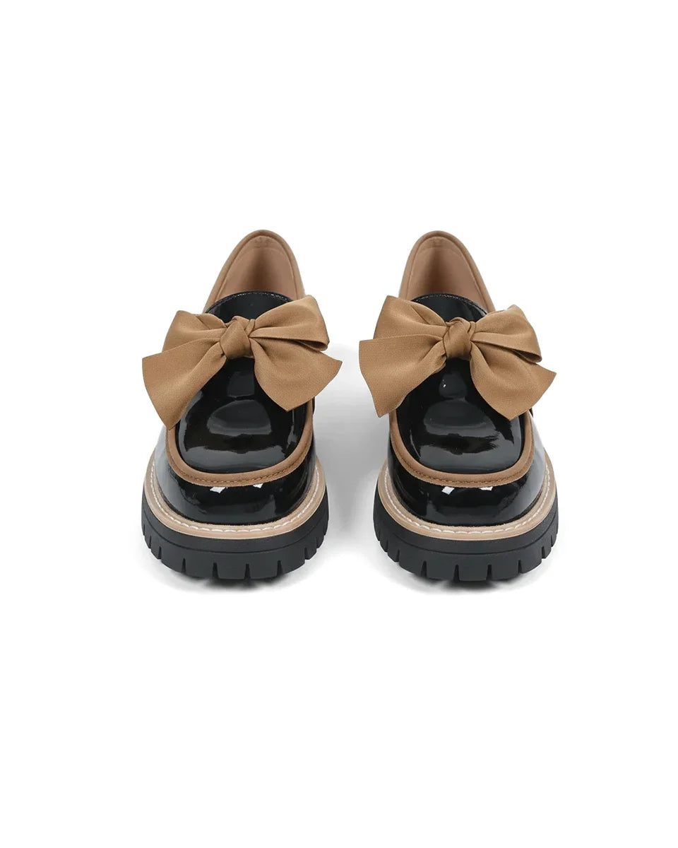 Valerie Bow Plateau-Loafer