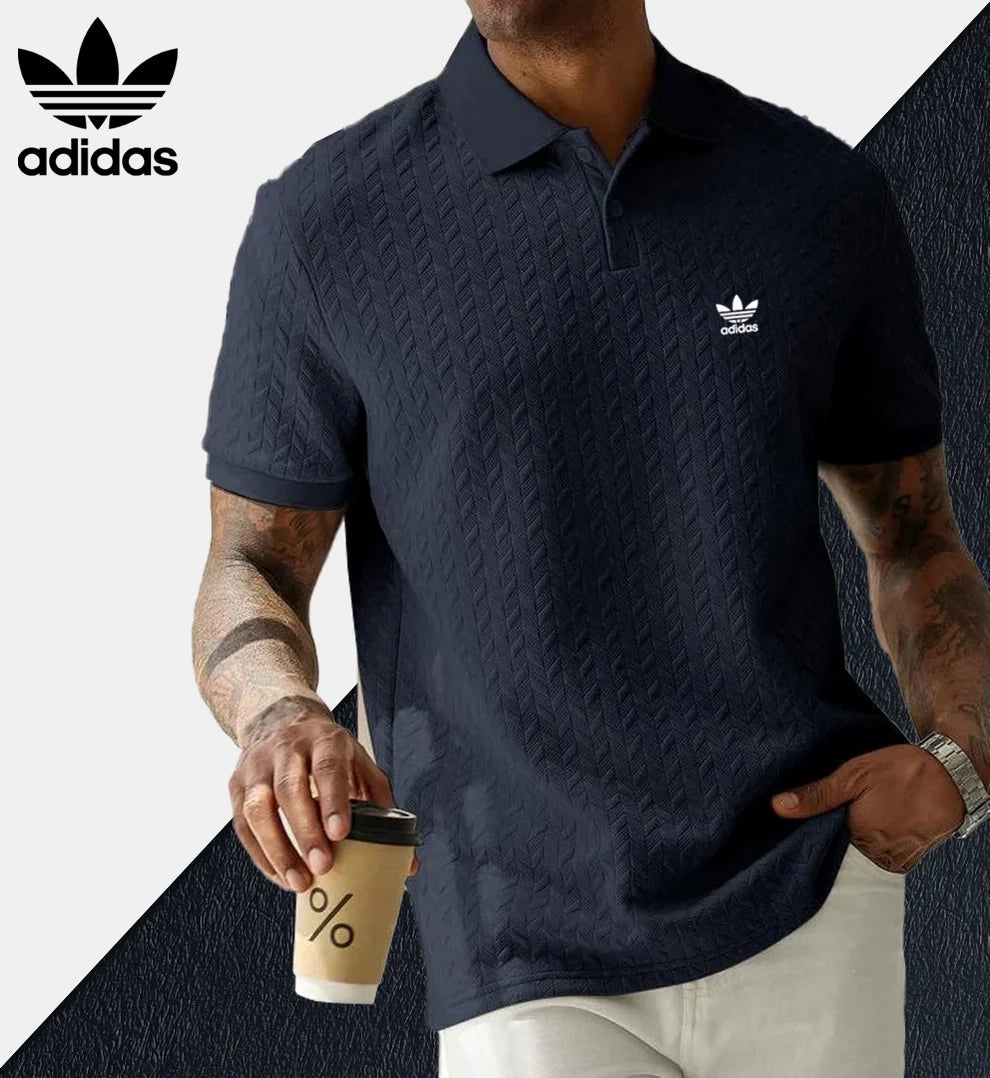 AD™ | Herren Strukturiertes Classic Polo