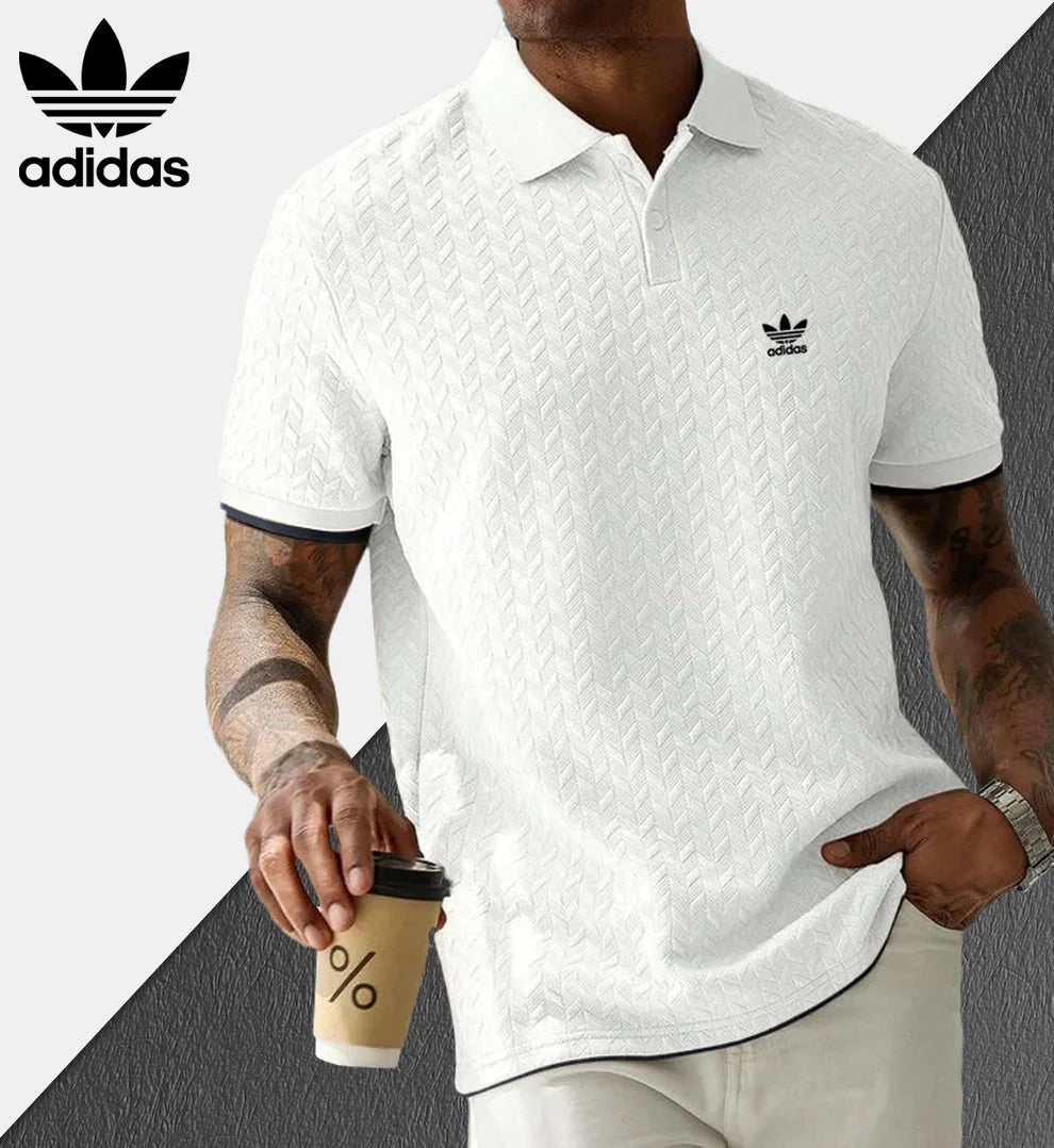 AD™ | Herren Strukturiertes Classic Polo