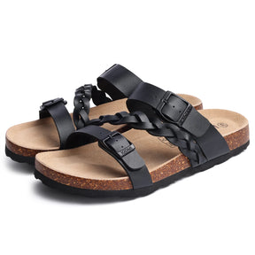 Arden Geflochtene Kork-Komfortsandalen