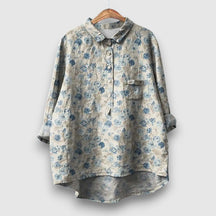 Elegante Bluse mit Blumenmuster