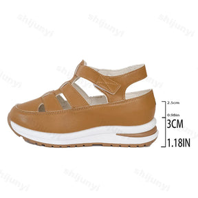 Solenne Casual-Plateau-Sandalen