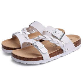 Arden Geflochtene Kork-Komfortsandalen