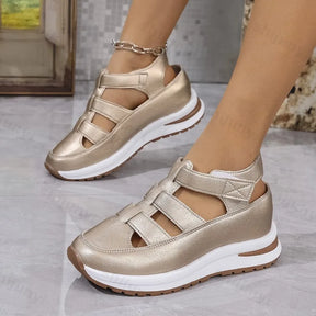 Solenne Casual-Plateau-Sandalen