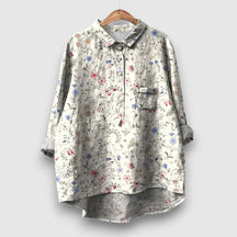 Elegante Bluse mit Blumenmuster