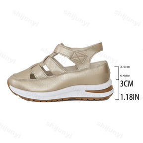 Solenne Casual-Plateau-Sandalen