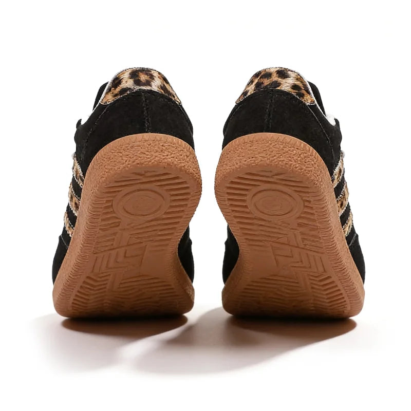 Samba Retro Black Leopard Turnschuhe