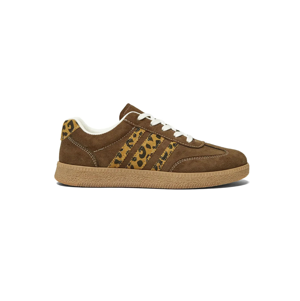 Samba Retro Braune Leoparden-Sneaker