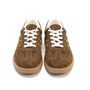 Samba Retro Braune Leoparden-Sneaker