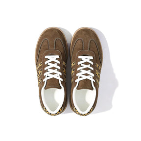 Samba Retro Braune Leoparden-Sneaker