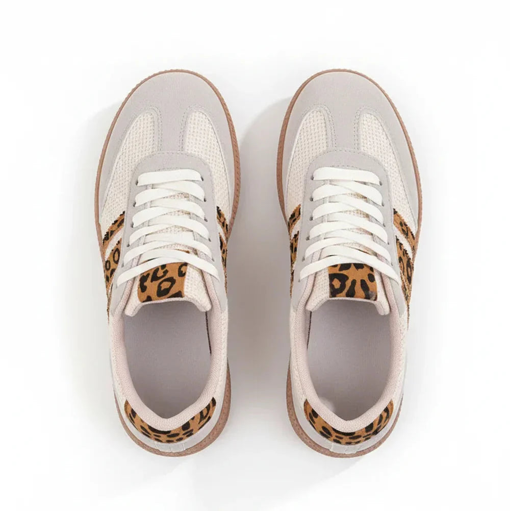 [Limitierte Auflage] Samba Retro-Leopard-Sneaker