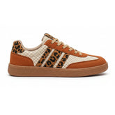 Samba Retro Braun/Beige Leopard-Sneaker