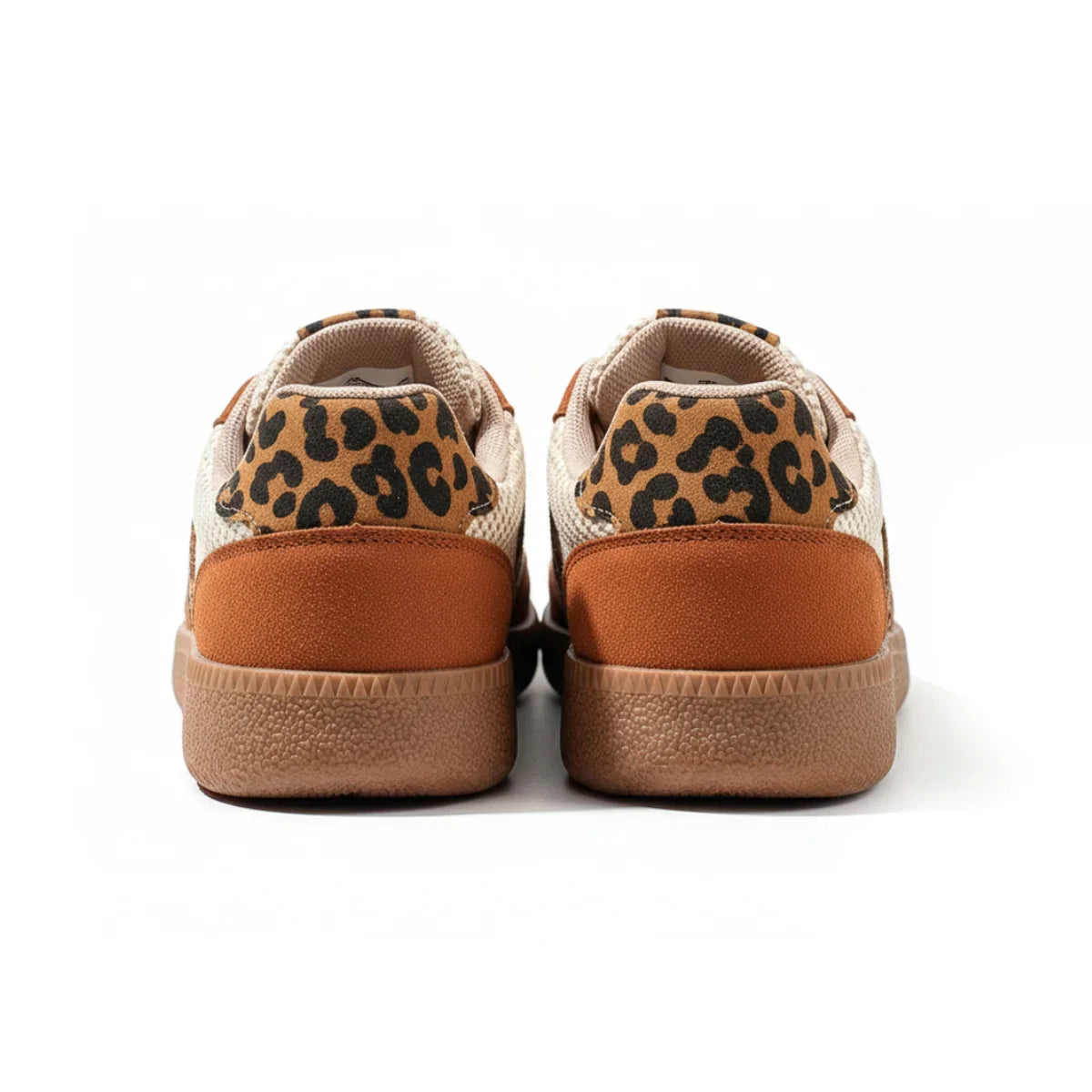 Samba Retro Braun/Beige Leopard-Sneaker