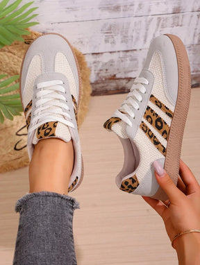 [Limitierte Auflage] Samba Retro-Leopard-Sneaker