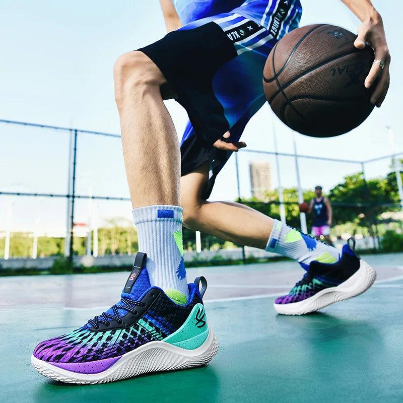 Atmungsaktive rutschfeste Basketballschuhe | FlexMove Design