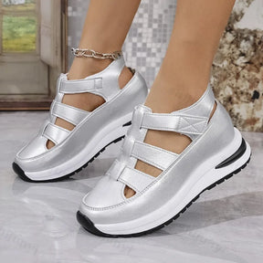 Solenne Casual-Plateau-Sandalen
