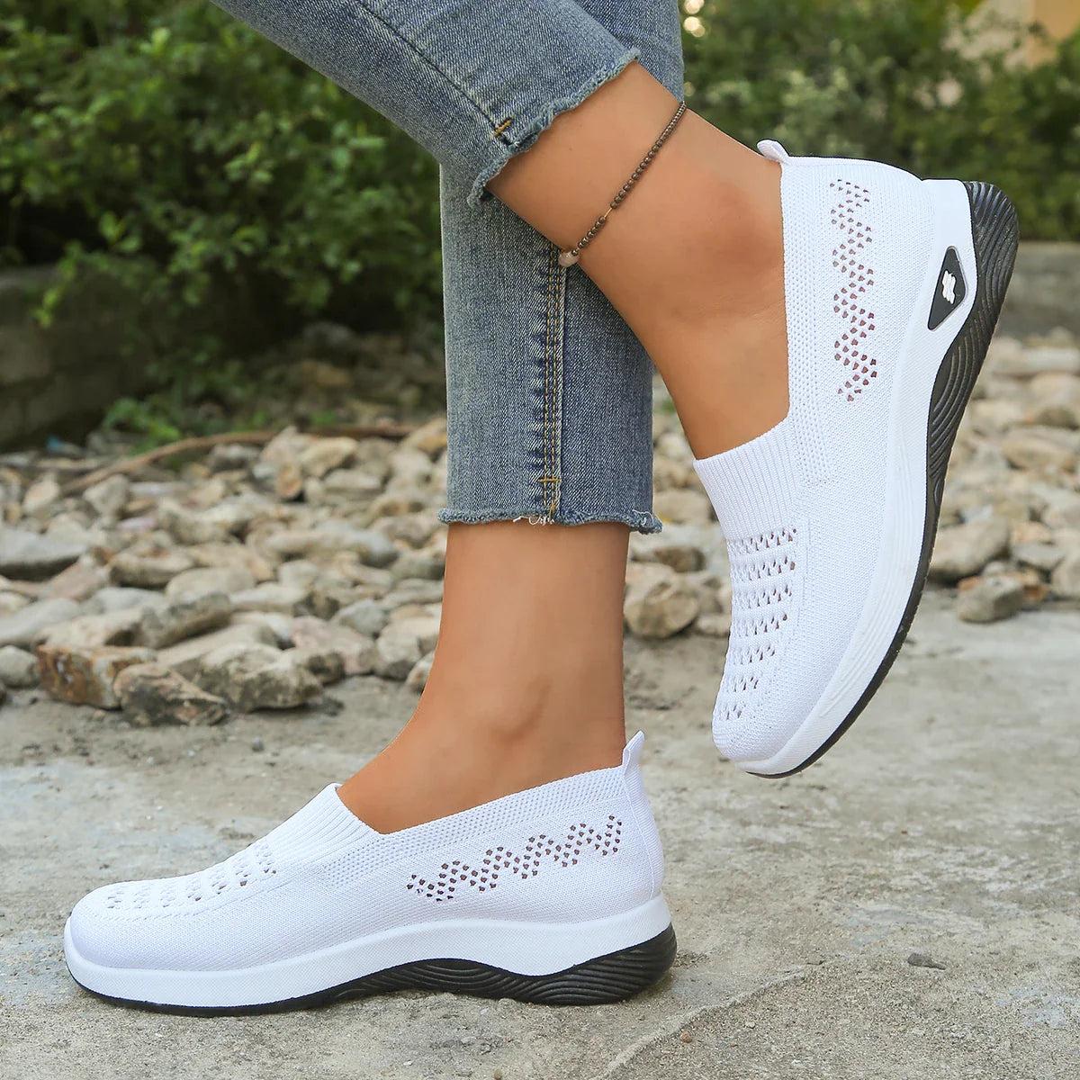 AeroFlex Knit Slip-On-Sneakers