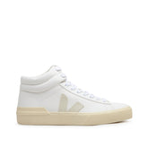 Damen Minotaur Chromefree Leder-Sneaker (Weiß / Beige)