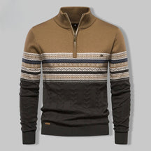 Pullover mit Reißverschlusskragen