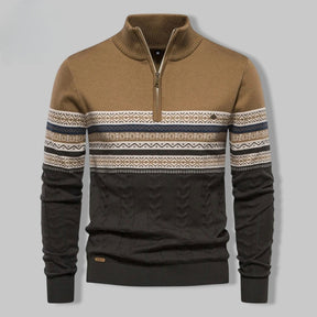 Pullover mit Reißverschlusskragen