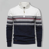 Pullover mit Reißverschlusskragen