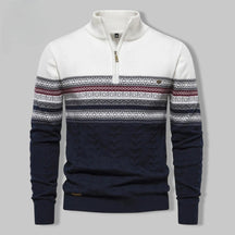 Pullover mit Reißverschlusskragen