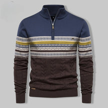 Pullover mit Reißverschlusskragen
