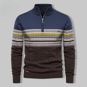 Pullover mit Reißverschlusskragen