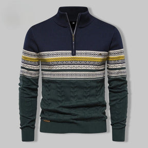 Pullover mit Reißverschlusskragen