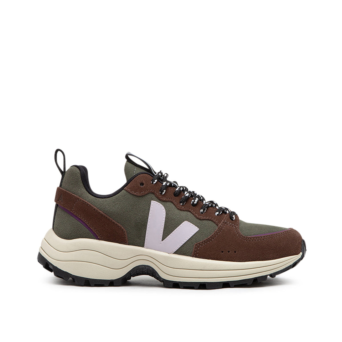 Damen Venturi Wildleder-Sneaker (Grün / Braun)