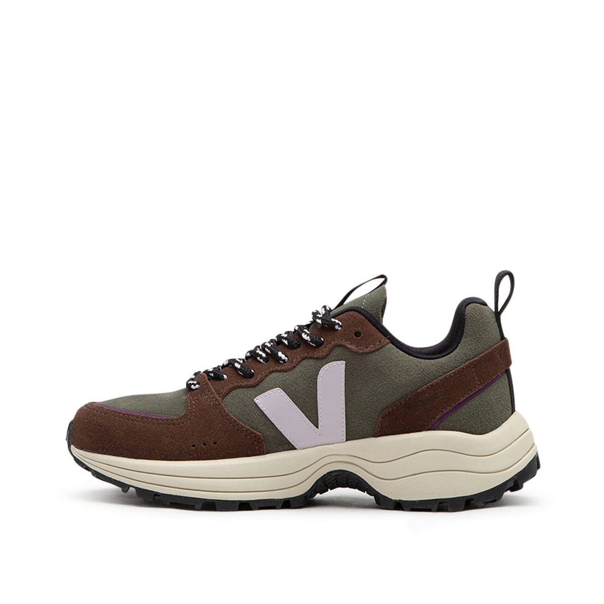 Damen Venturi Wildleder-Sneaker (Grün / Braun)