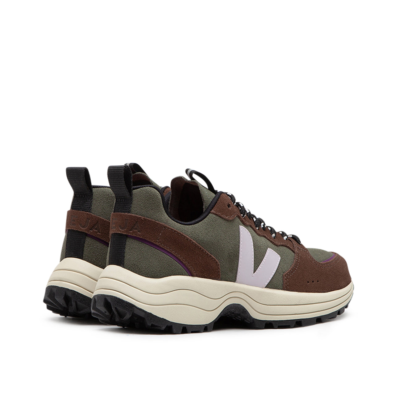 Damen Venturi Wildleder-Sneaker (Grün / Braun)