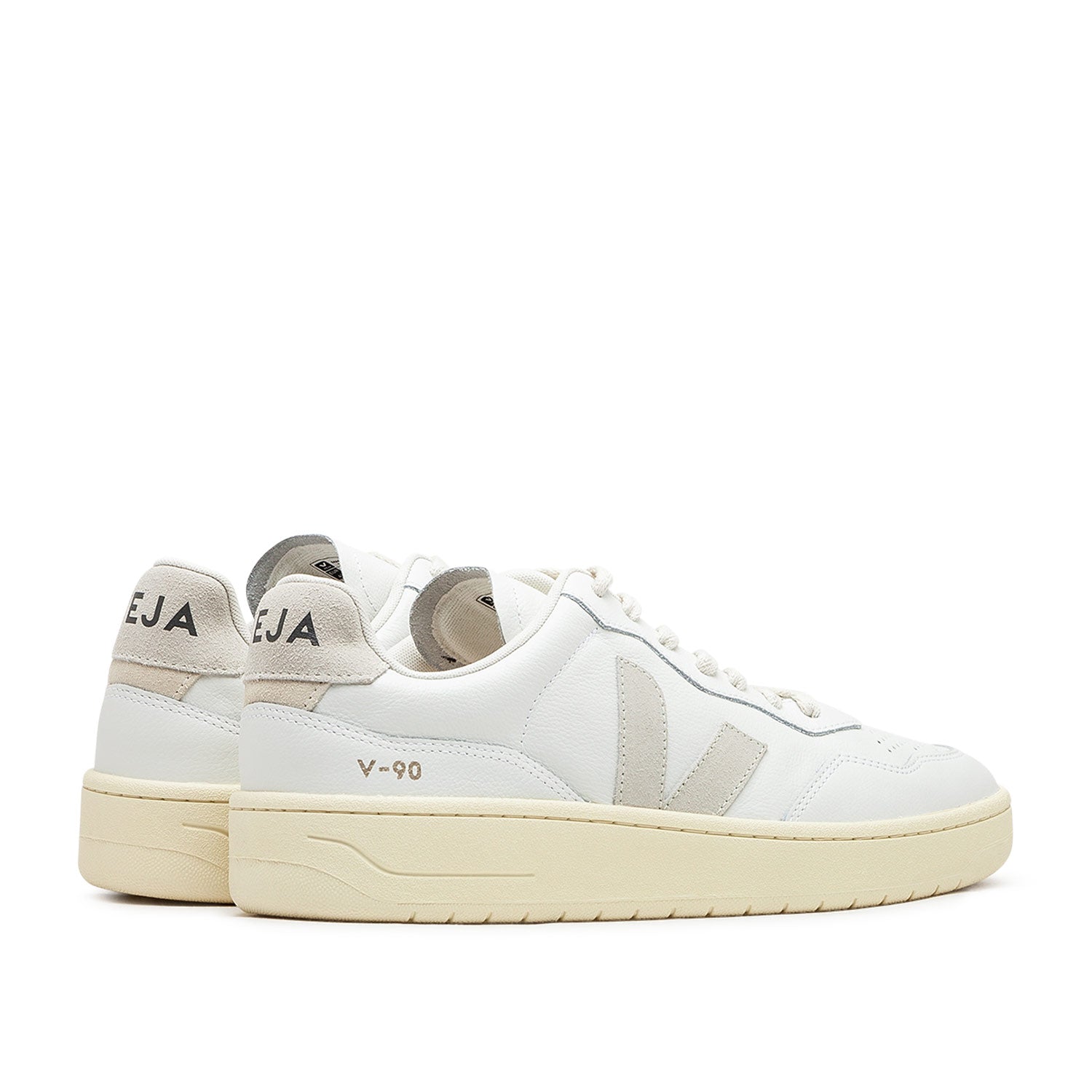 V-90 O.T. Leder-Sneaker (Grau / Weiß)