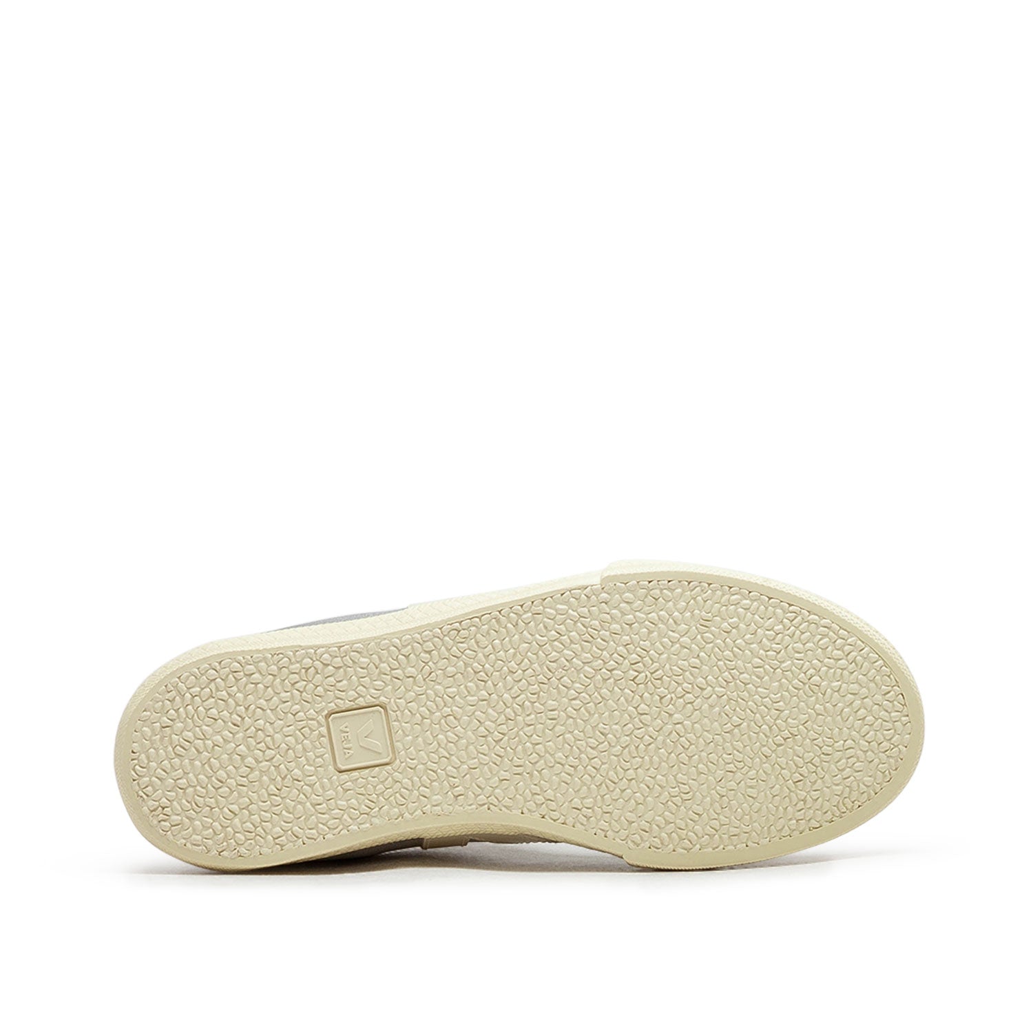 Leder-Volley-Sneaker (Silber / Beige)