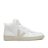 V-15 Leder-Sneakers (Weiß / Natur)