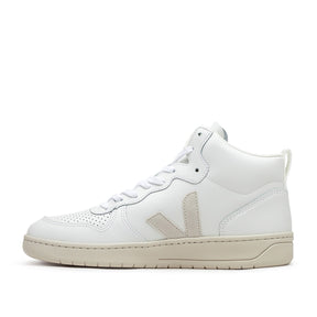 V-15 Leder-Sneakers (Weiß / Natur)