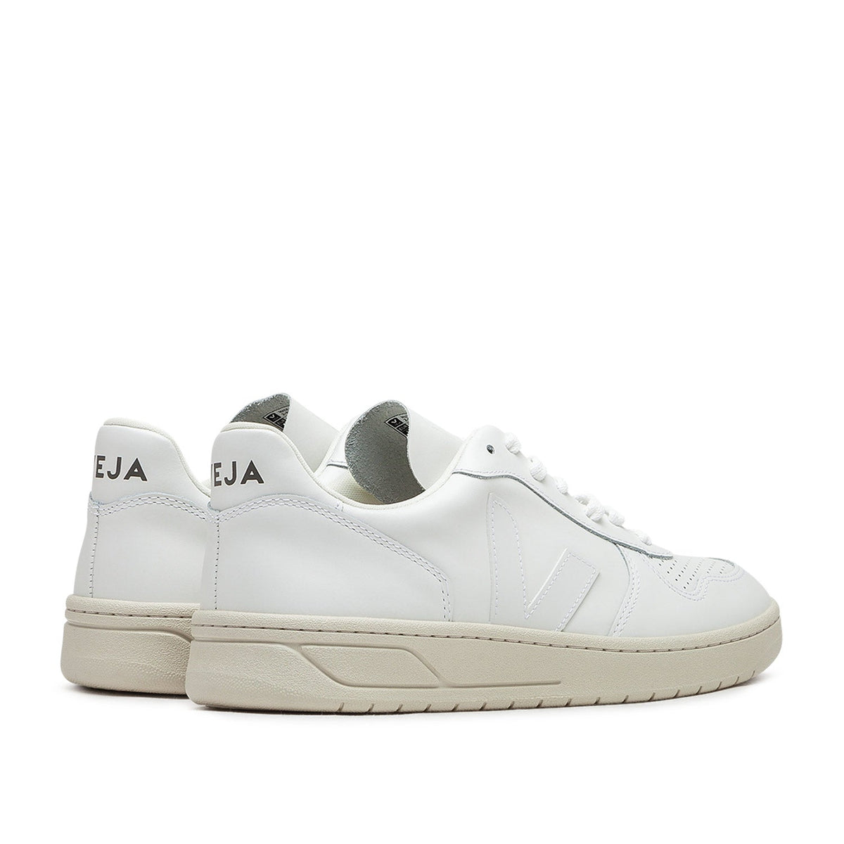 V-10 Leder-Sneaker (Weiß)