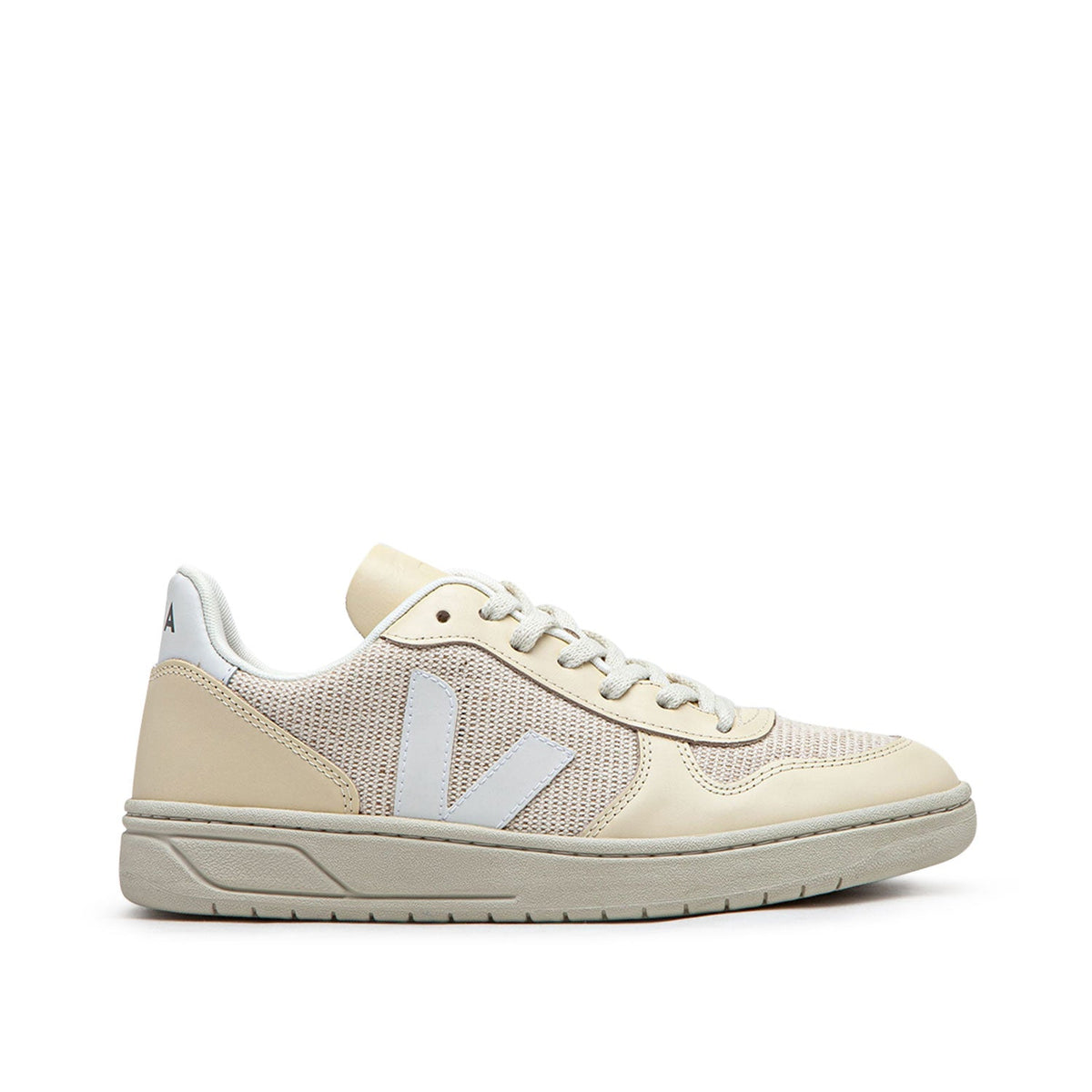 Damen V-10 Sneakers (Creme / Weiß)