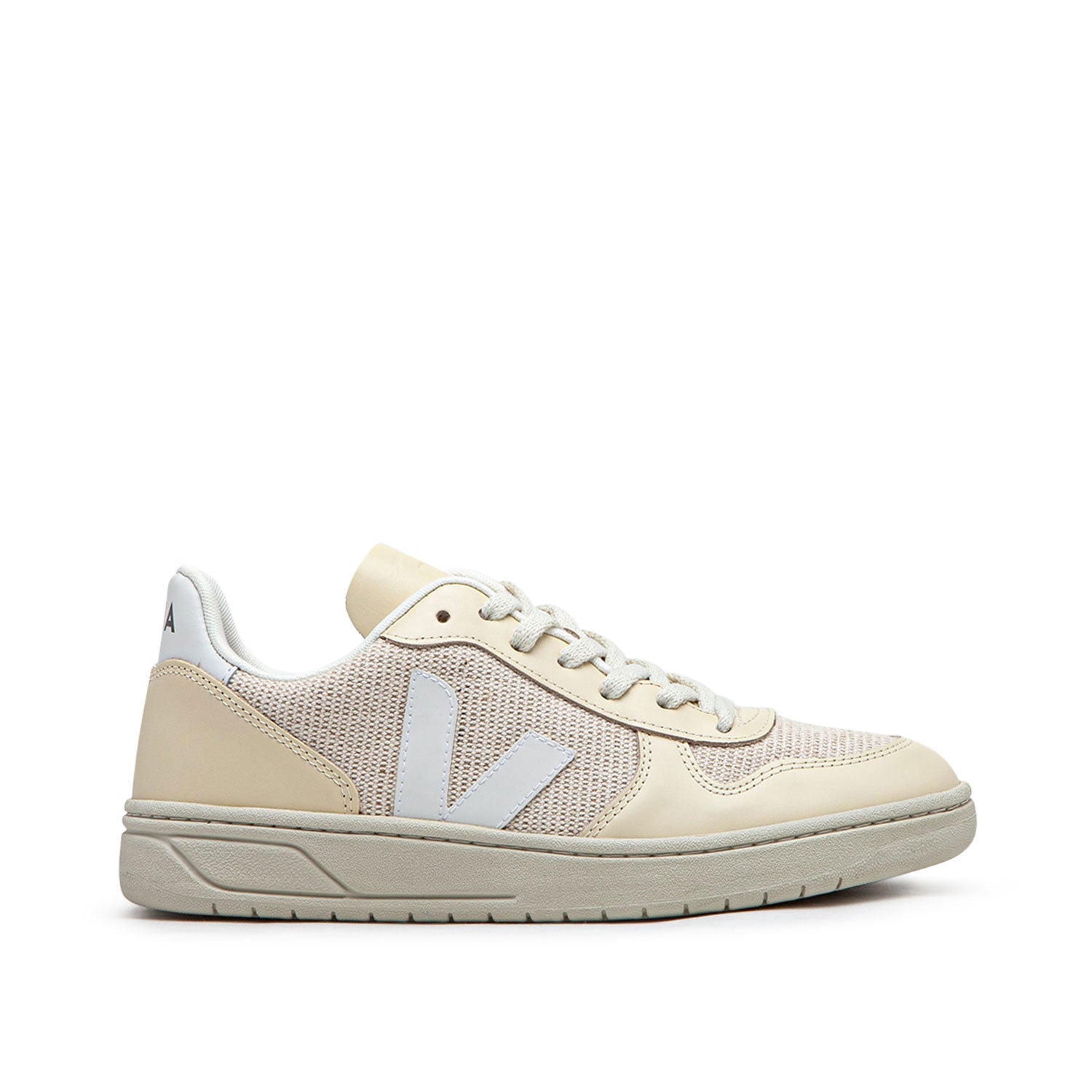 Damen V-10 Sneakers (Creme / Weiß)