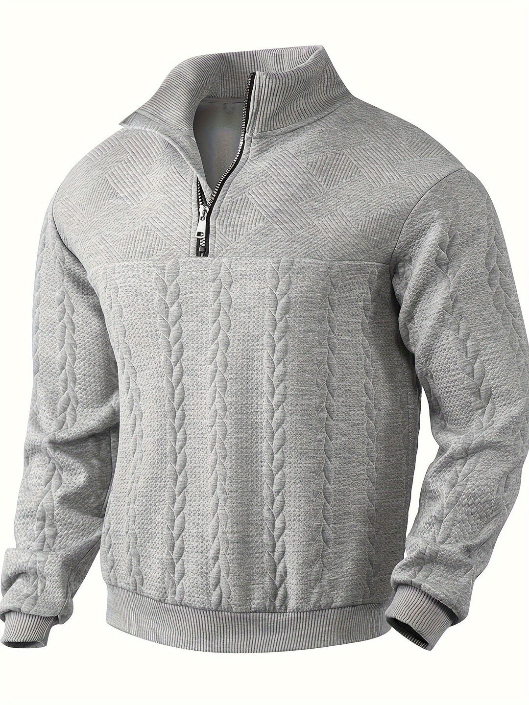 Vintage Herren-Strickjacke mit Reißverschluss