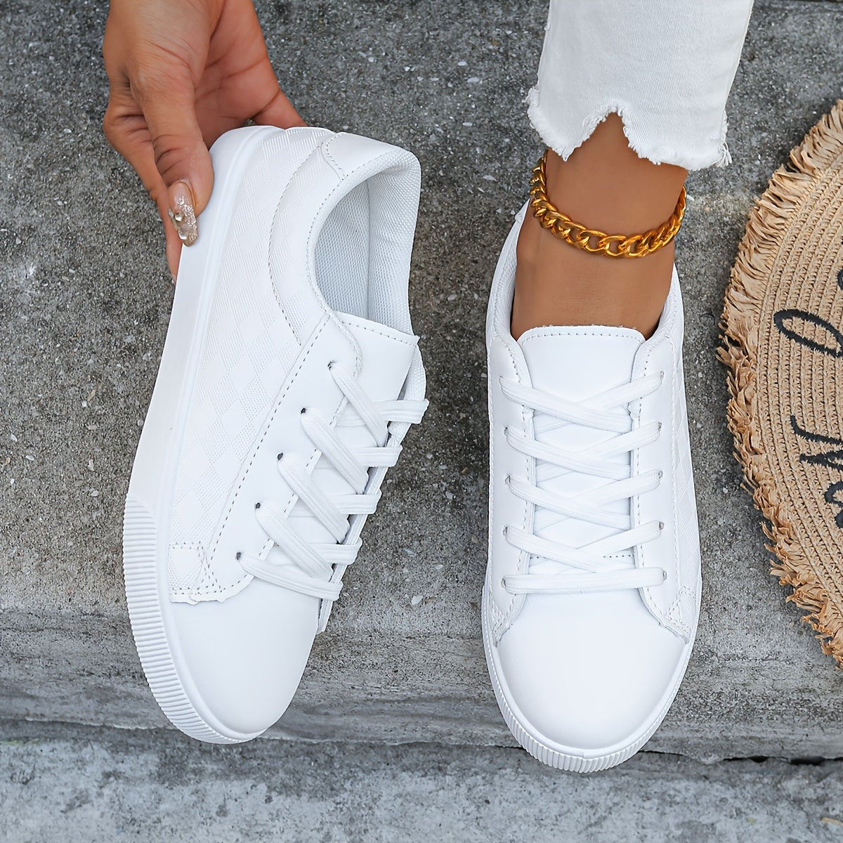 Minimalistische Court Classic Sneaker
