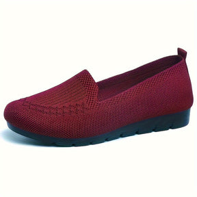 KnitEase Slip-On Loafers
