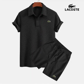 LC™ | Lattice Poloshirt- und Shorts-Ensemble