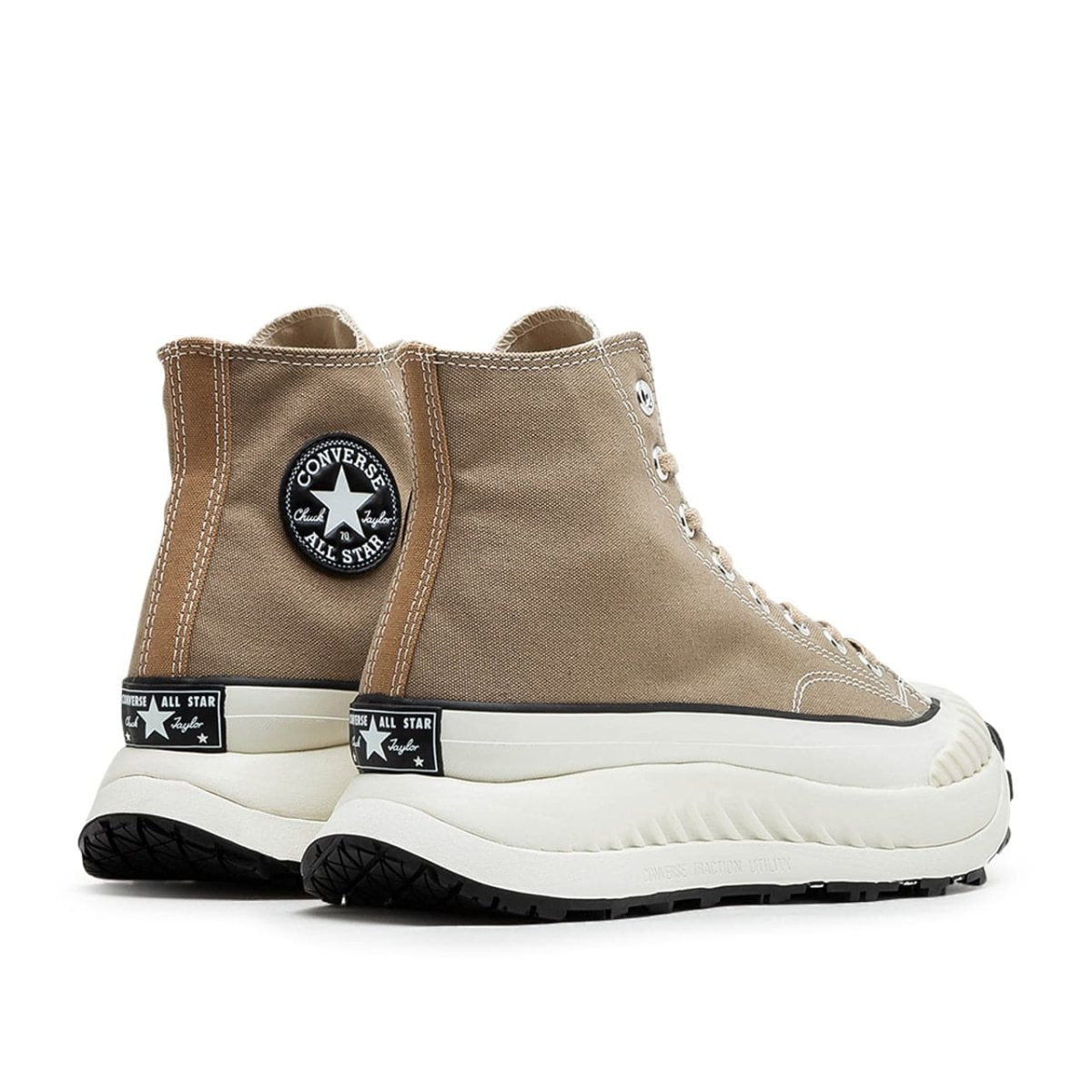 Klassische High-Top-Sneaker (Braun / Weiß)