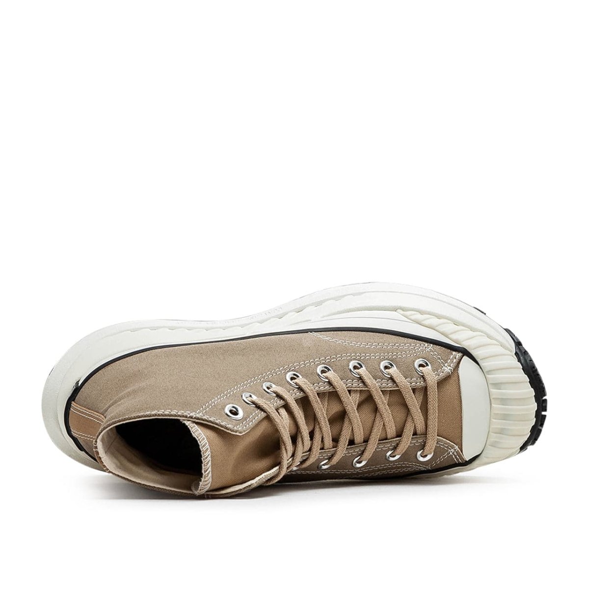 Klassische High-Top-Sneaker (Braun / Weiß)
